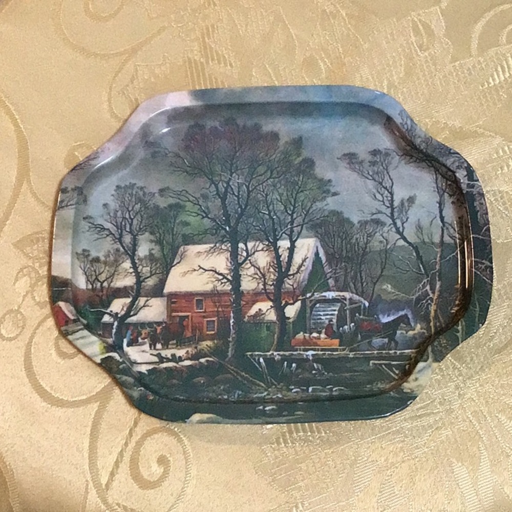 Vintage Small Tin Tray